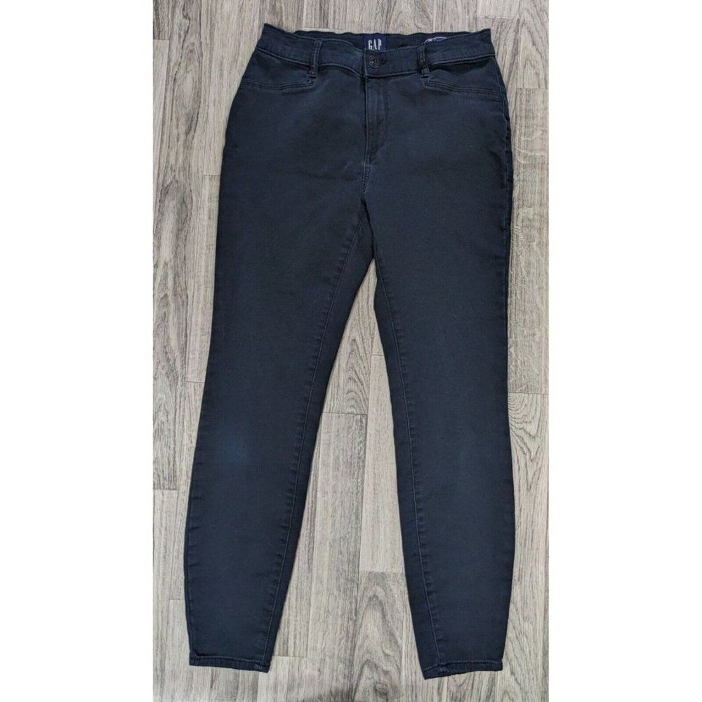 Gap Womens Size 6 Stretch Skinny Navy‎ Blue Denim Jeans